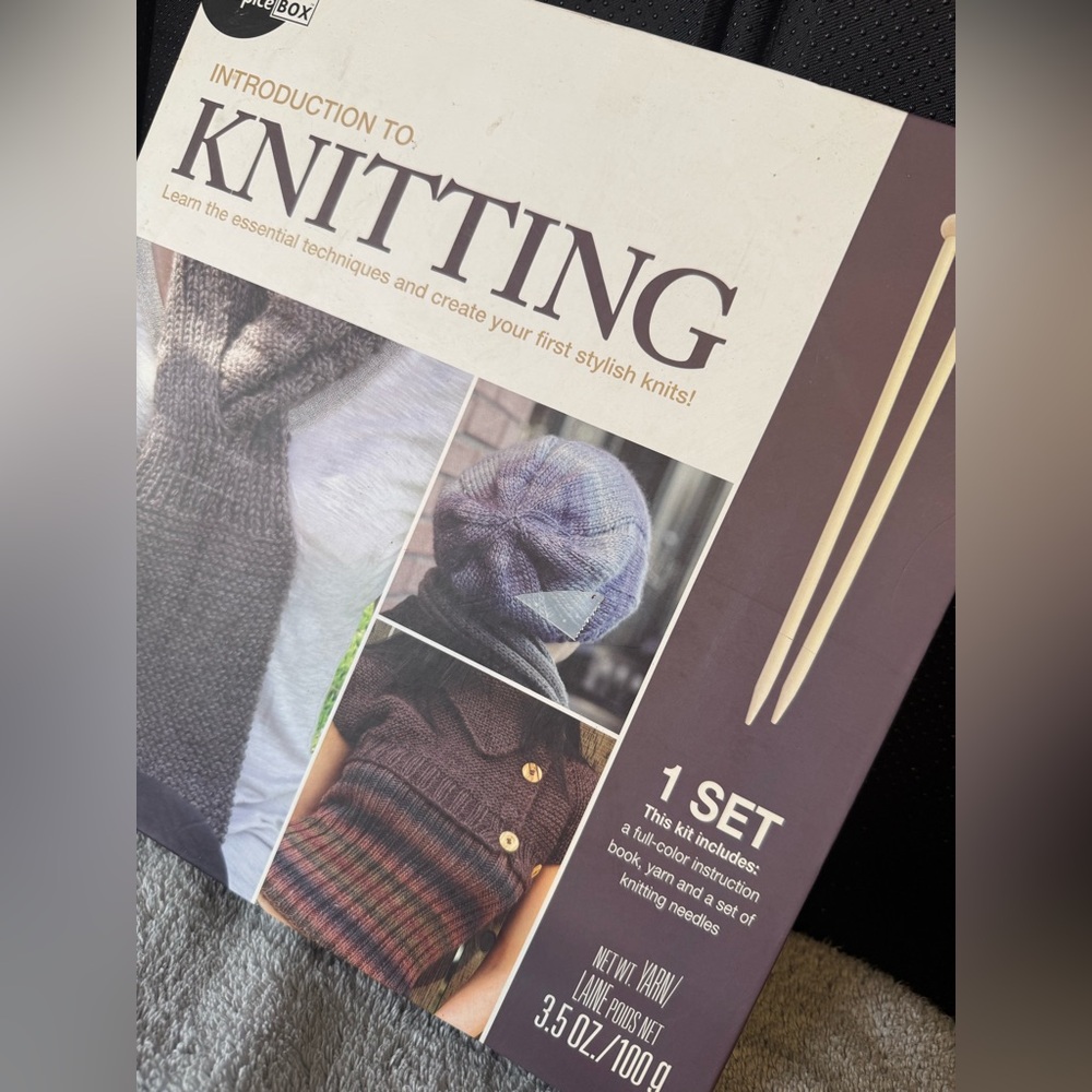 Spice Box, Introduction to Knitting Kit, Craft Project, For Beginners. - Picture 11 of 13
